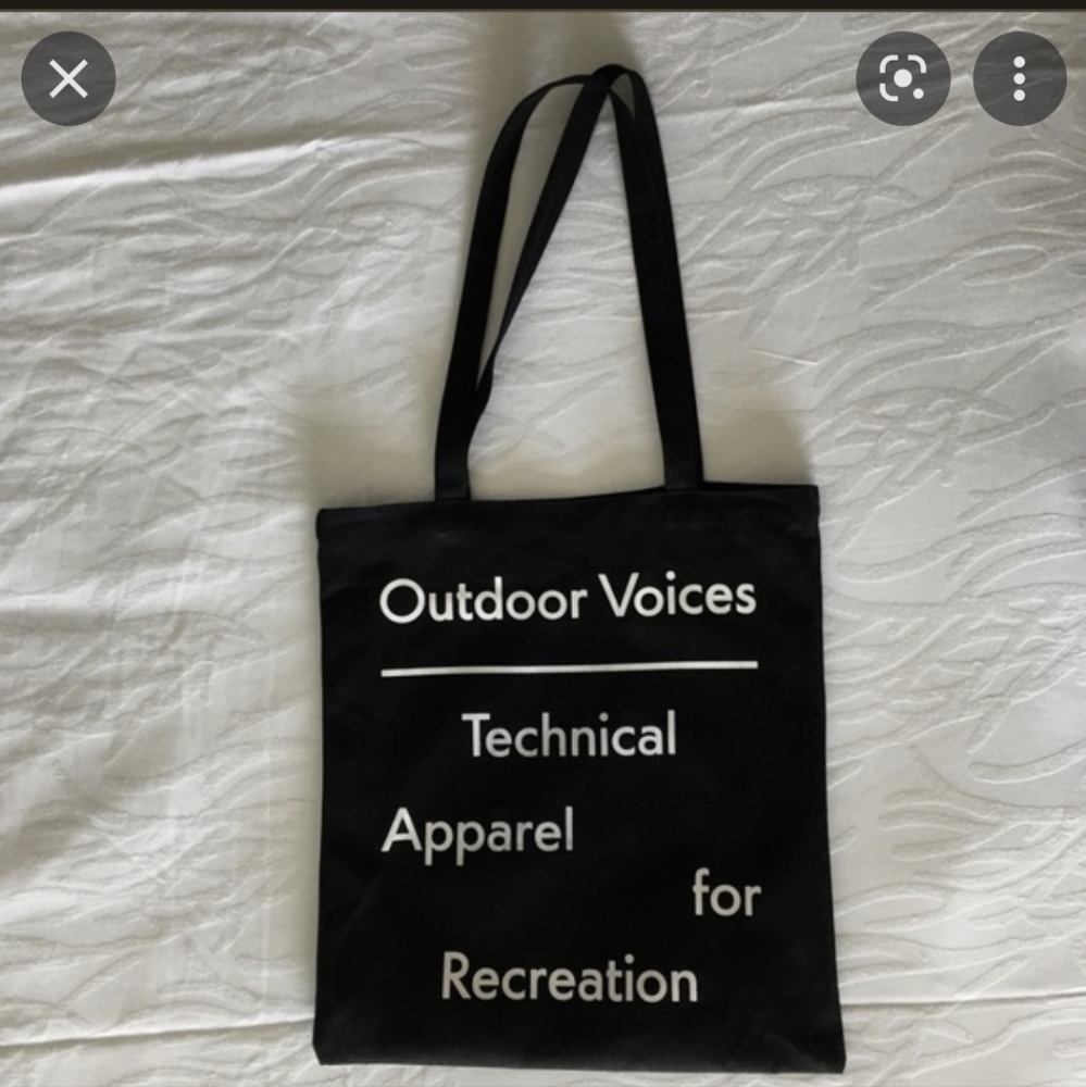 New! Outdoor voices NY tote bag